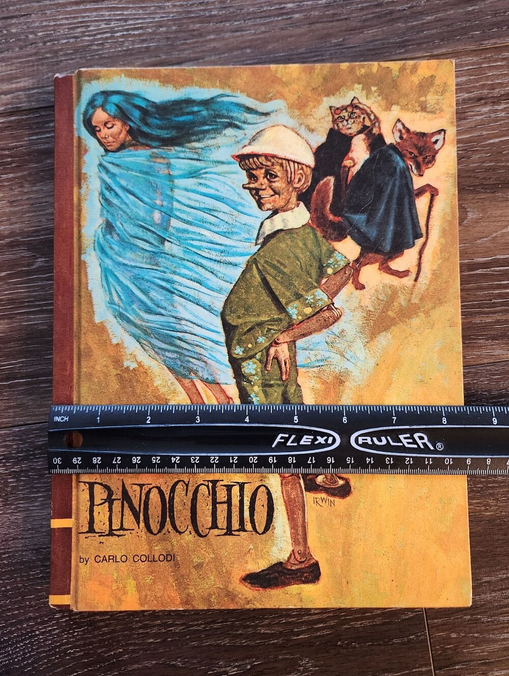 🤥 Vintage 1968 Pinocchio Hardcover | Educator Classic Library Disney - Picture 10 of 12